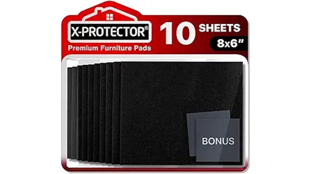 10 pack felt furniture pads