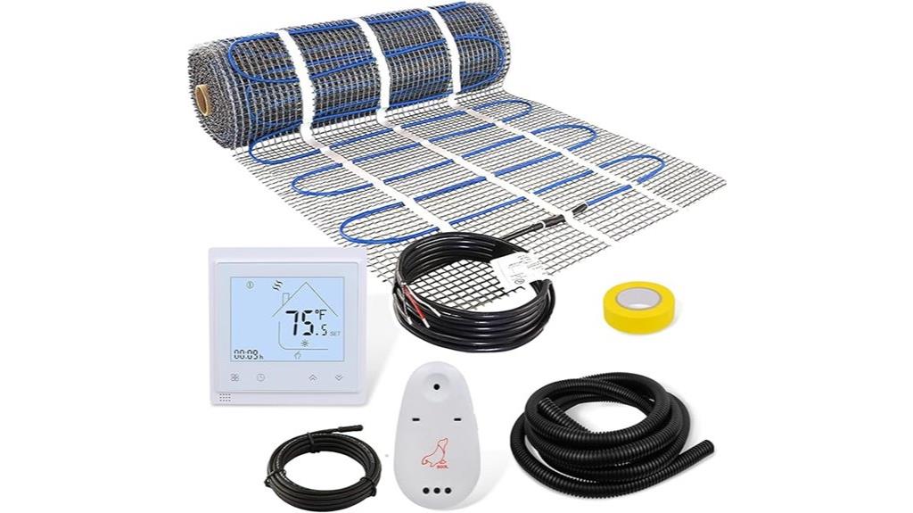10 sq ft heating kit