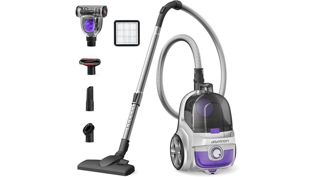 1200w hepa canister vacuum