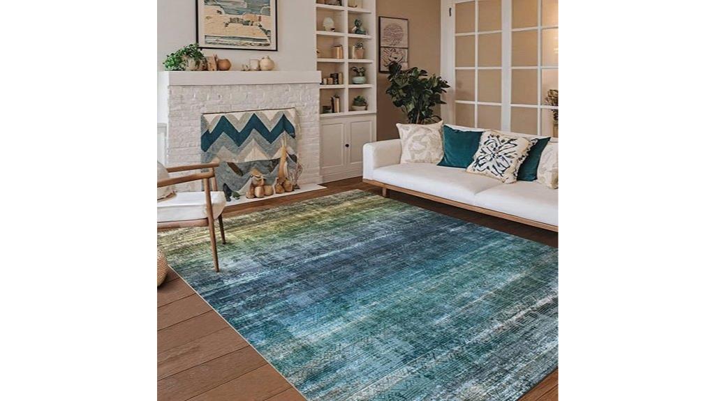 abstract 8x10 rug