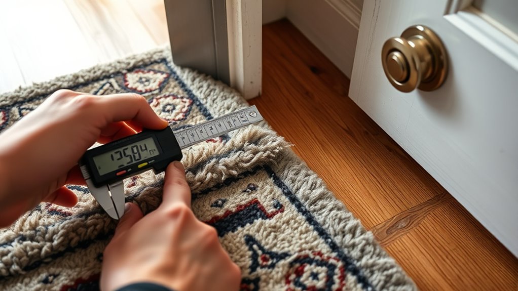 adjust hinges for proper clearance