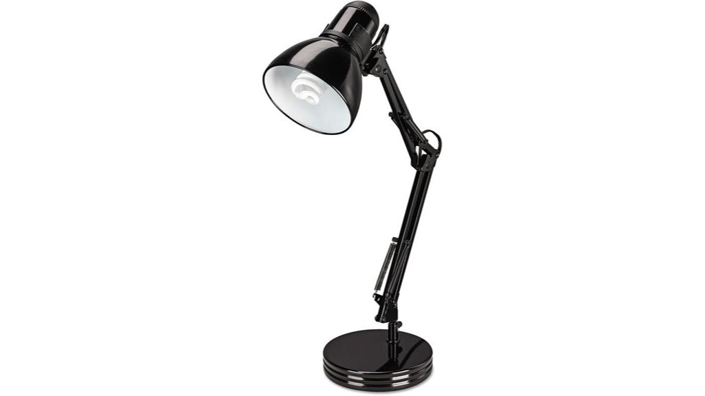 adjustable black desk lamp