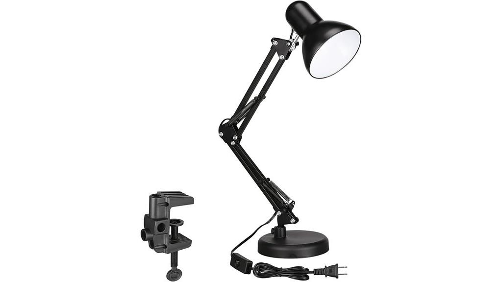adjustable clamp desk lamp