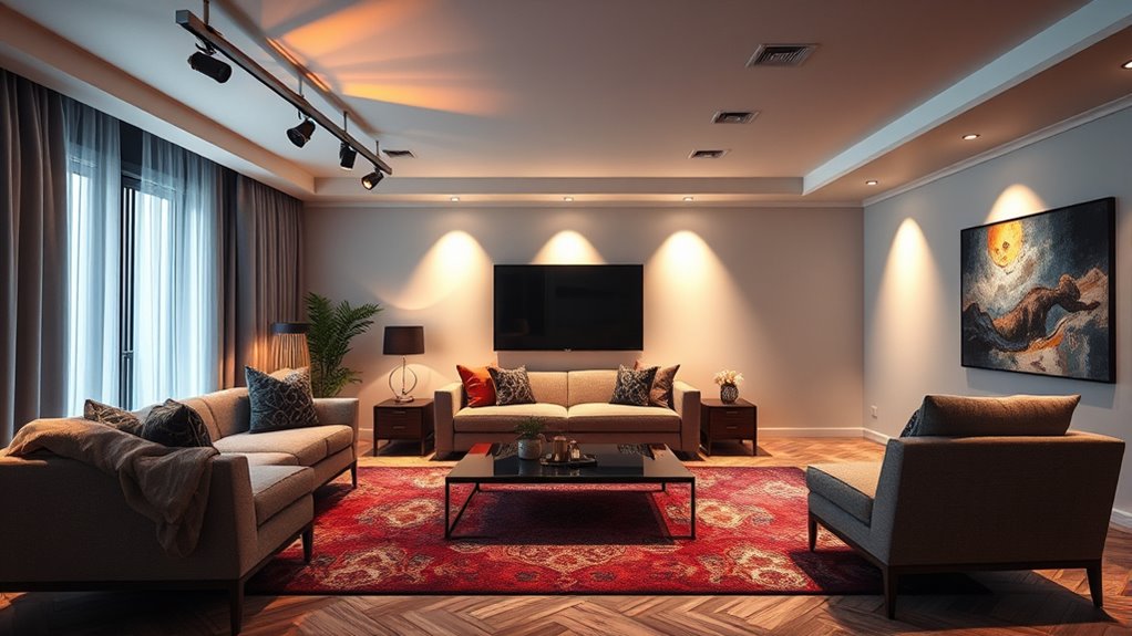 adjustable customizable lighting options
