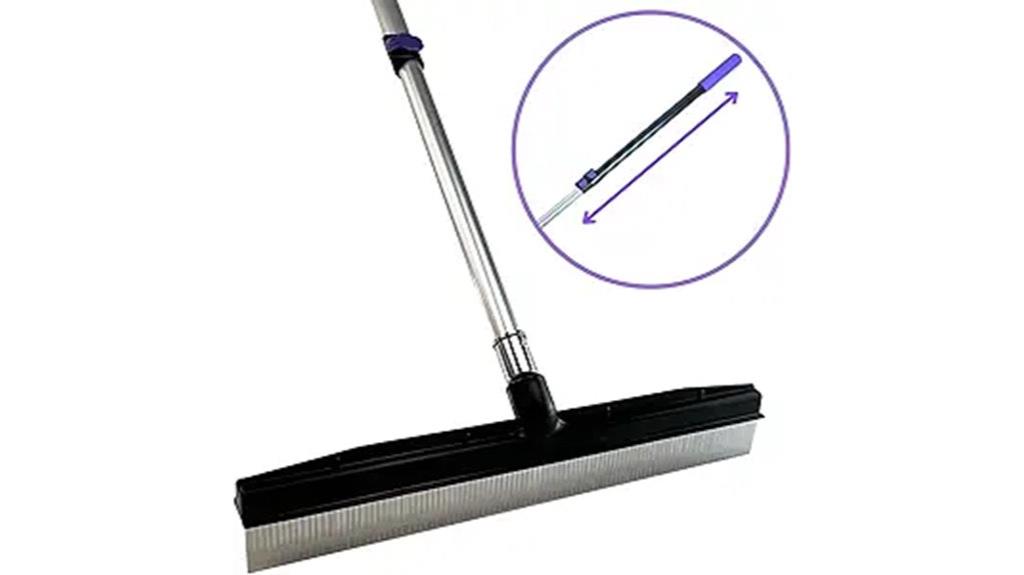 adjustable telescoping pet carpet rake