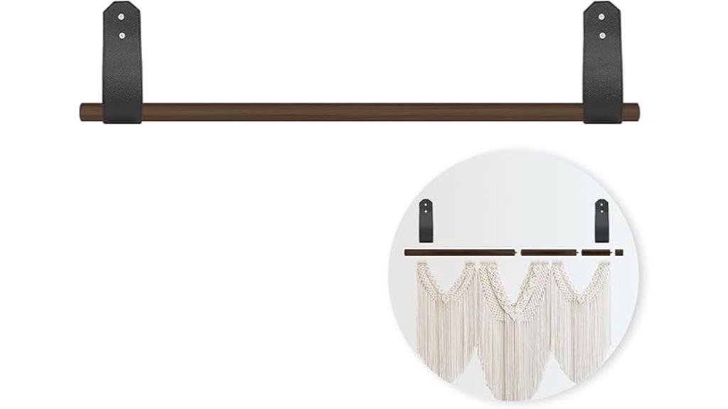 adjustable wooden wall hanger