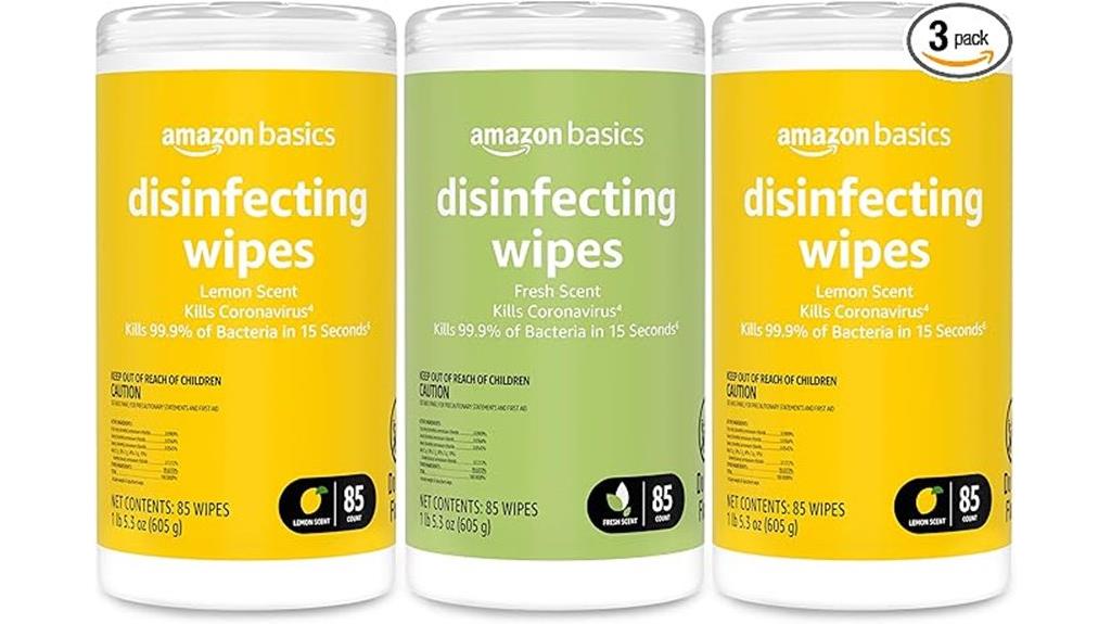 amazon lemon scent wipes