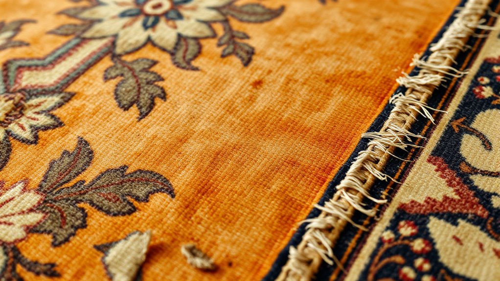 analyzing rug wear patterns
