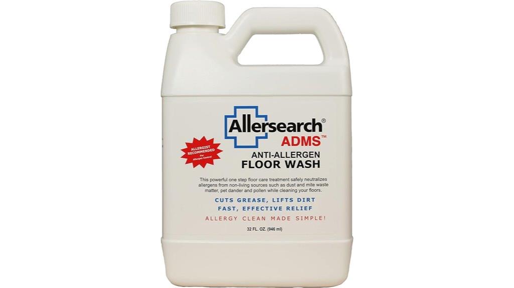 anti allergen floor wash