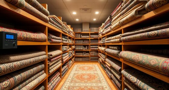 antique carpet climate storage