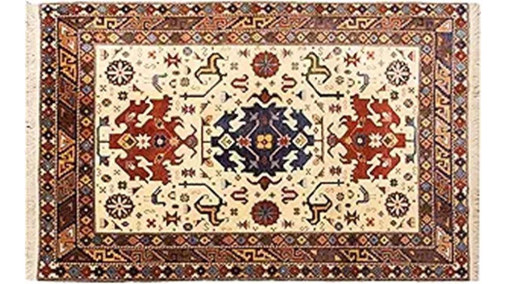 antique caucasian turkish rug