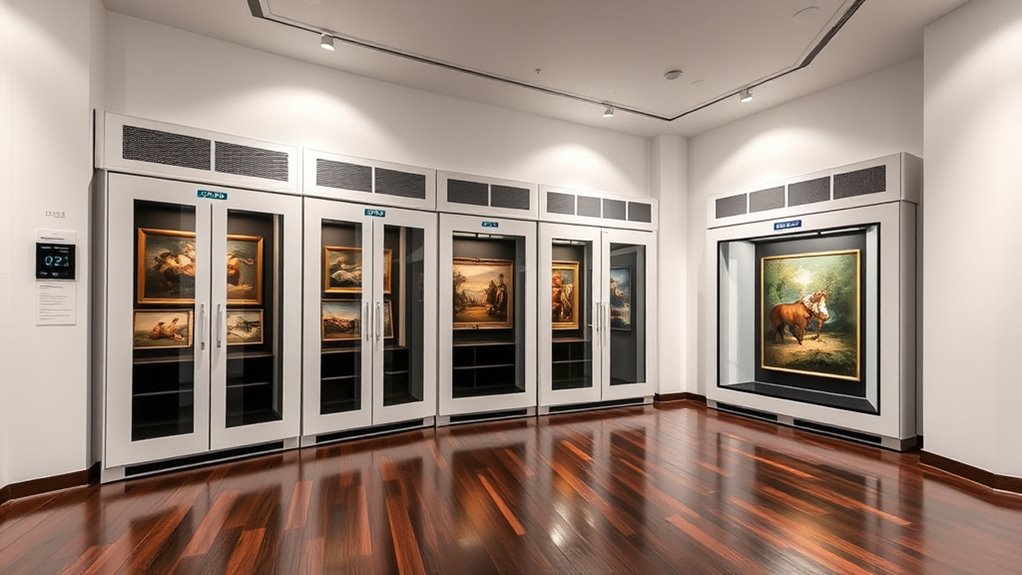 art storage climate safes