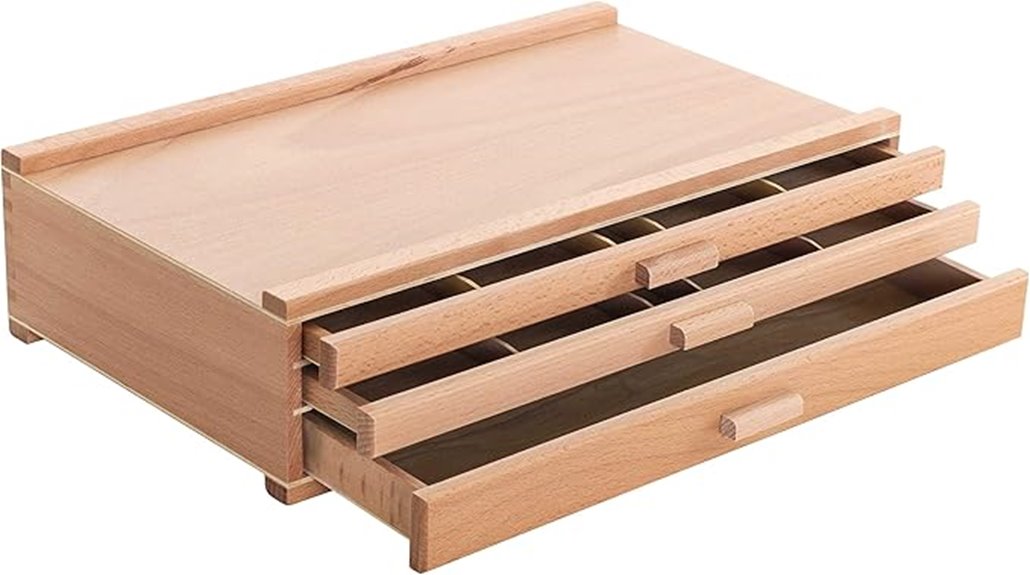 art supply storage box