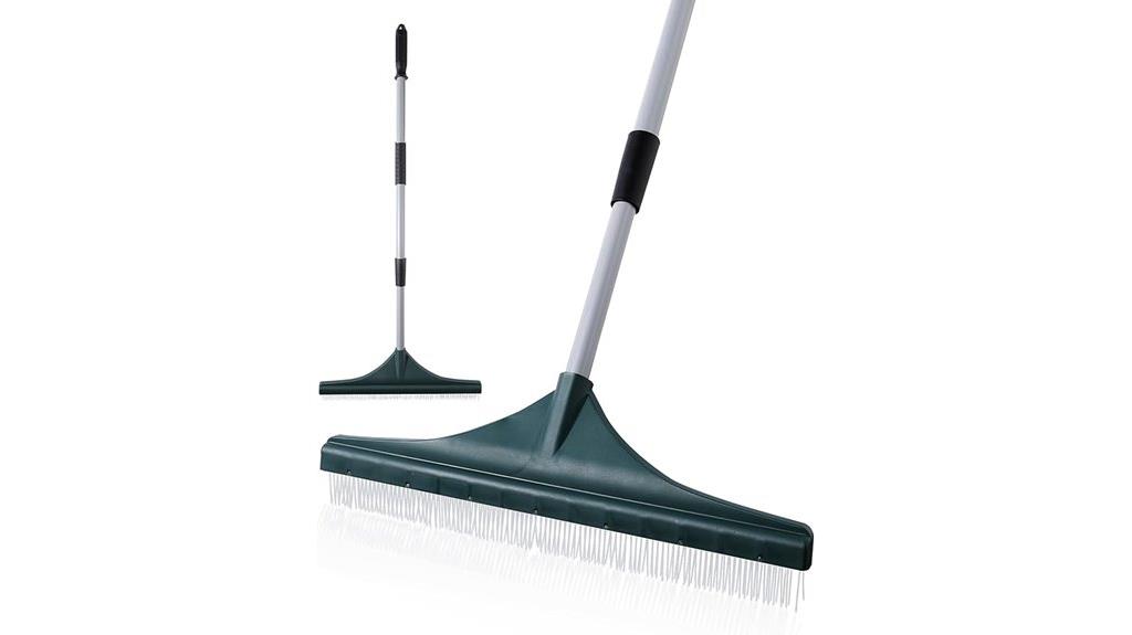 artificial turf pet hair rake