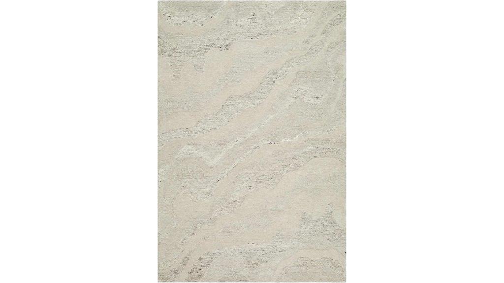 ash silver transitional rug