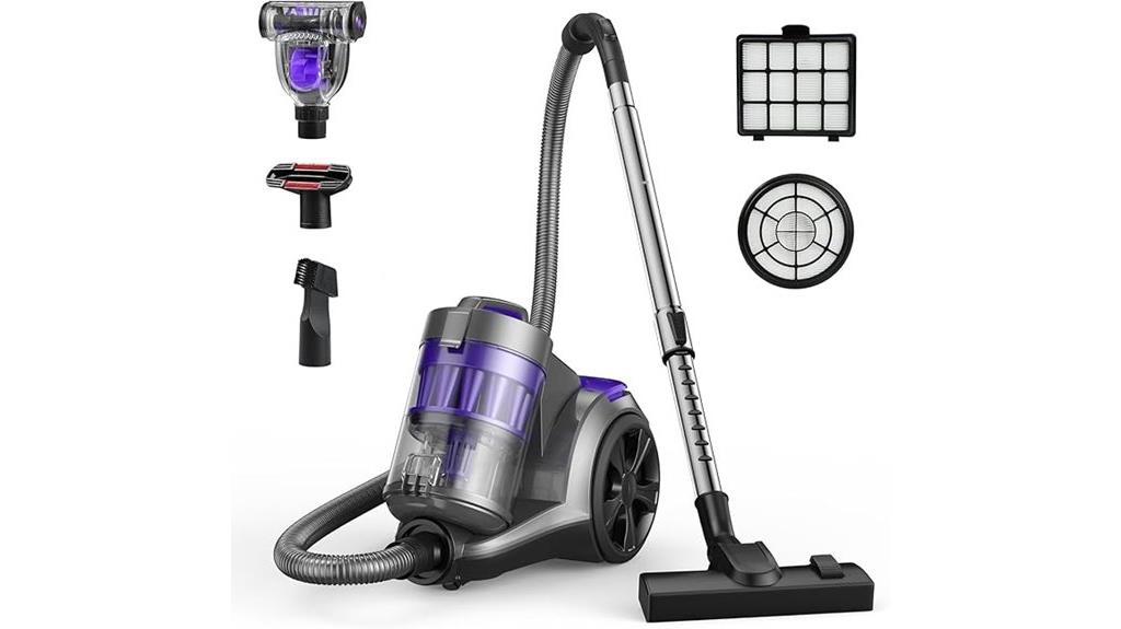 aspiron 1400w bagless vacuum