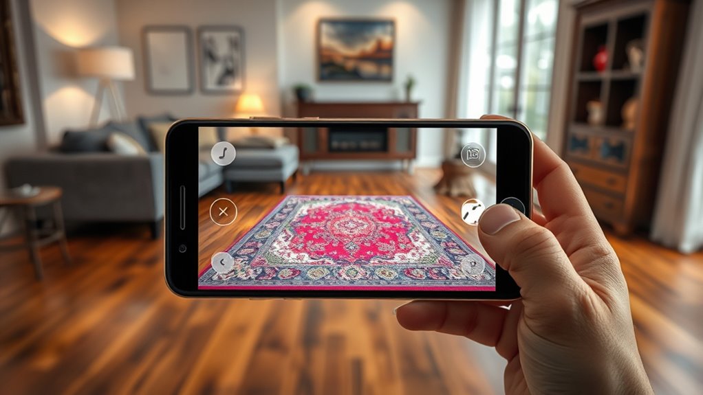augmented reality rug visualization