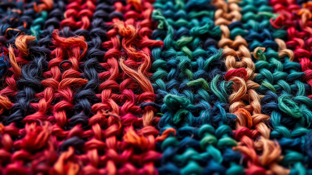 authentic dyes and vibrant colors