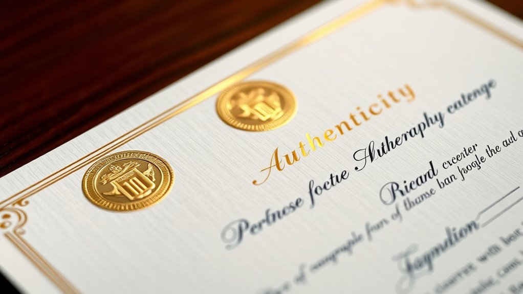 authenticity verification through details