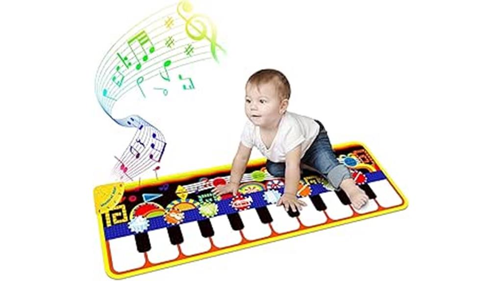 baby piano mat sounds