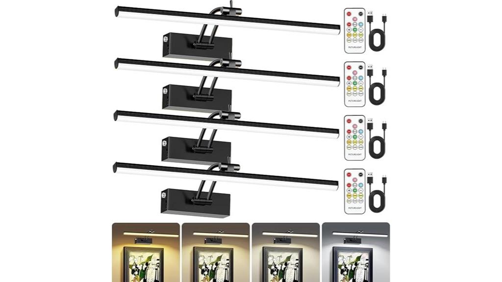 battery powered picture light set