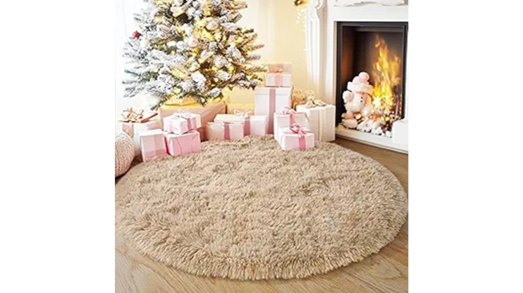 beige 3x3 round rug