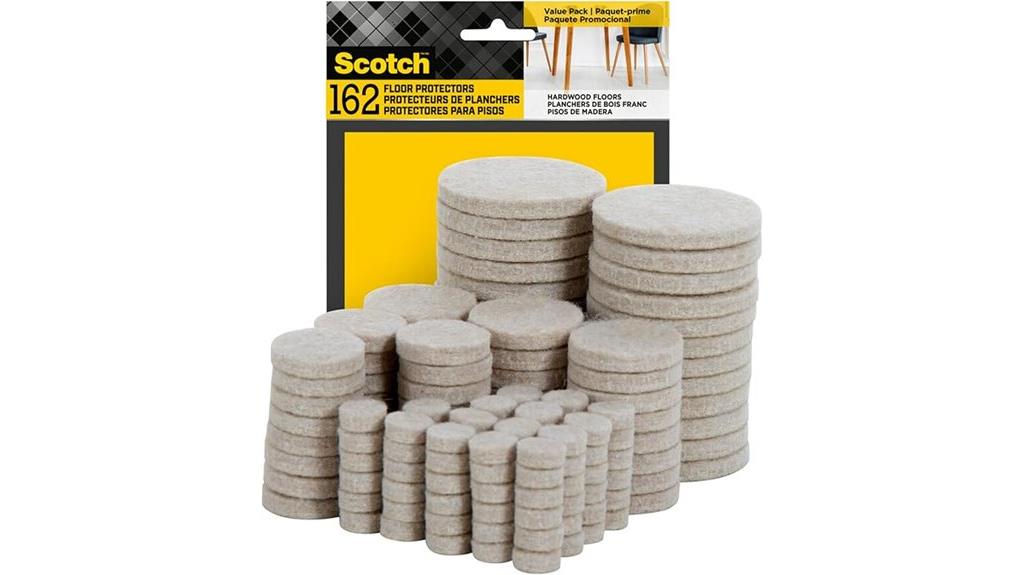 beige furniture pads pack