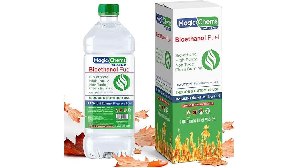 bioethanol firepit 1l capacity