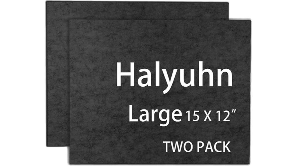 black non adhesive felt sheets