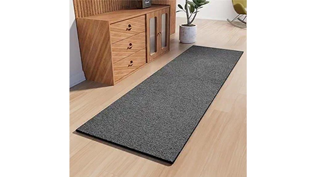 black washable non slip rug