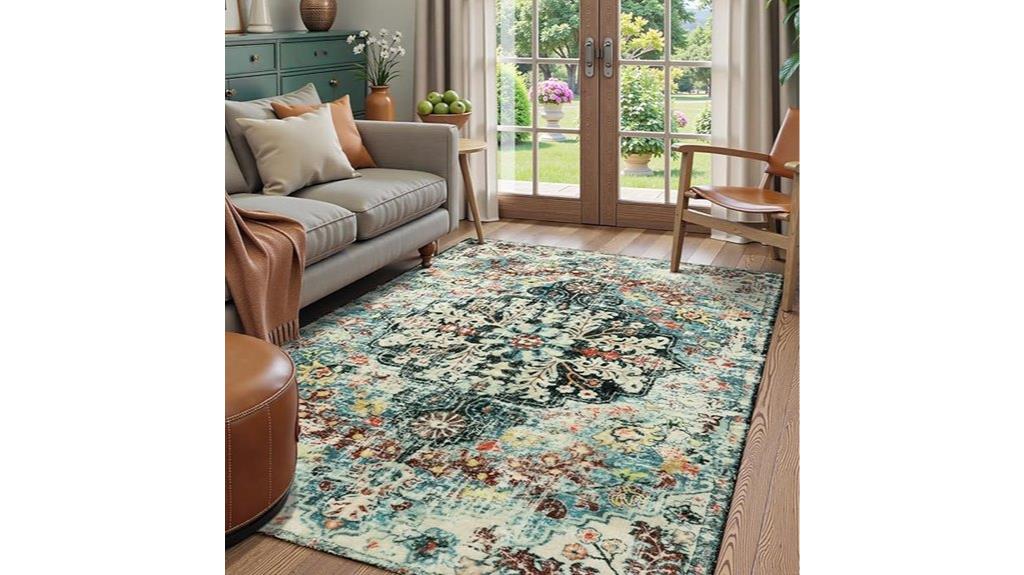 bohemian floral medallion