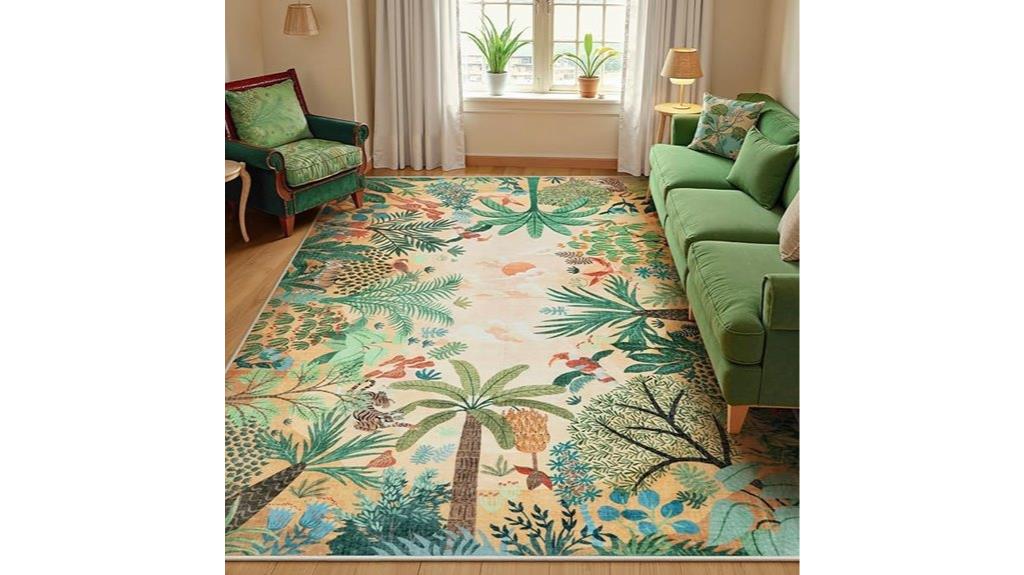 boho jungle animal rugs