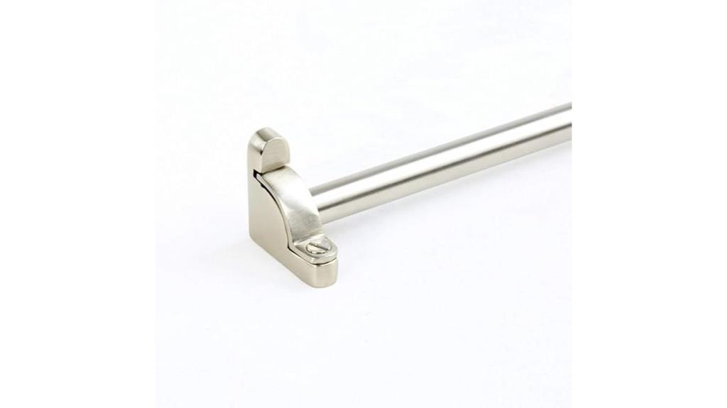 brass satin finish stair rods