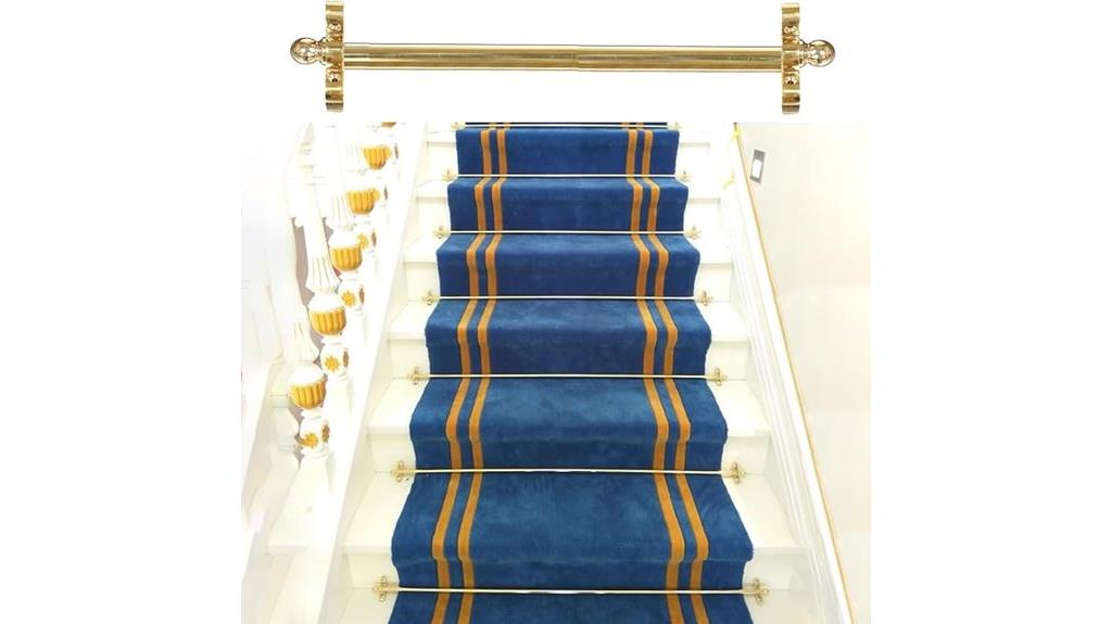 brass stair runner rods