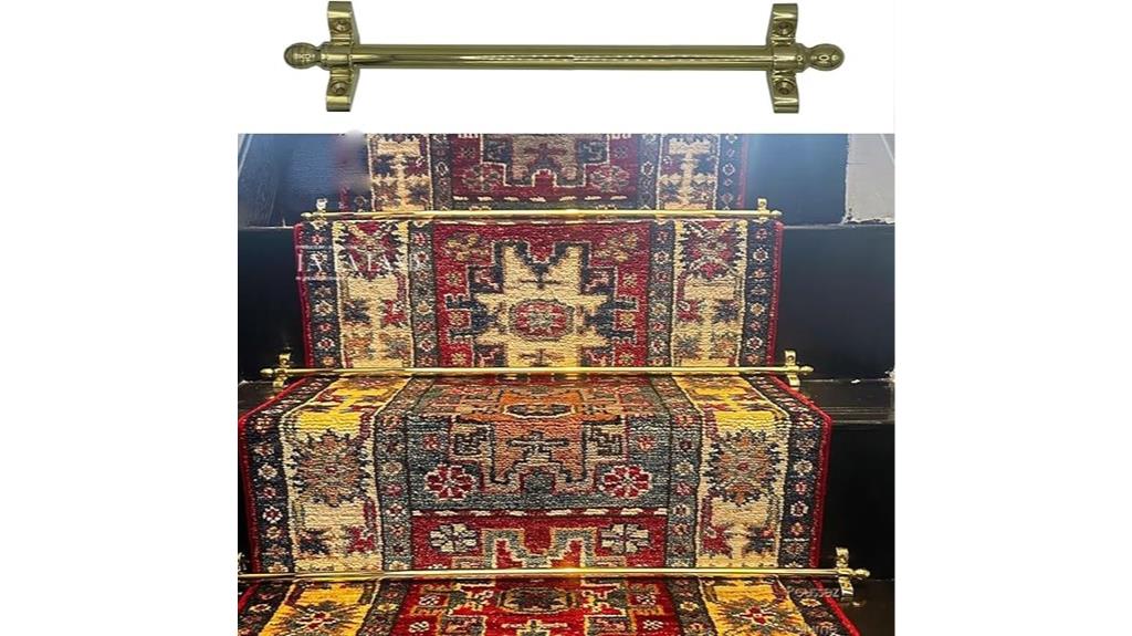 brass stair runner rods