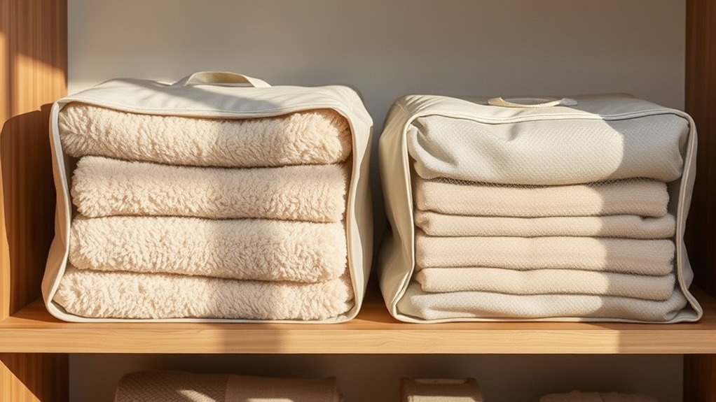 breathable rug storage options