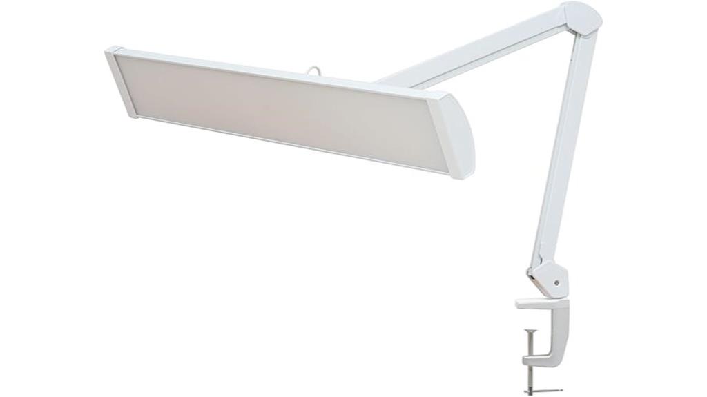 bright adjustable metal desk lamp