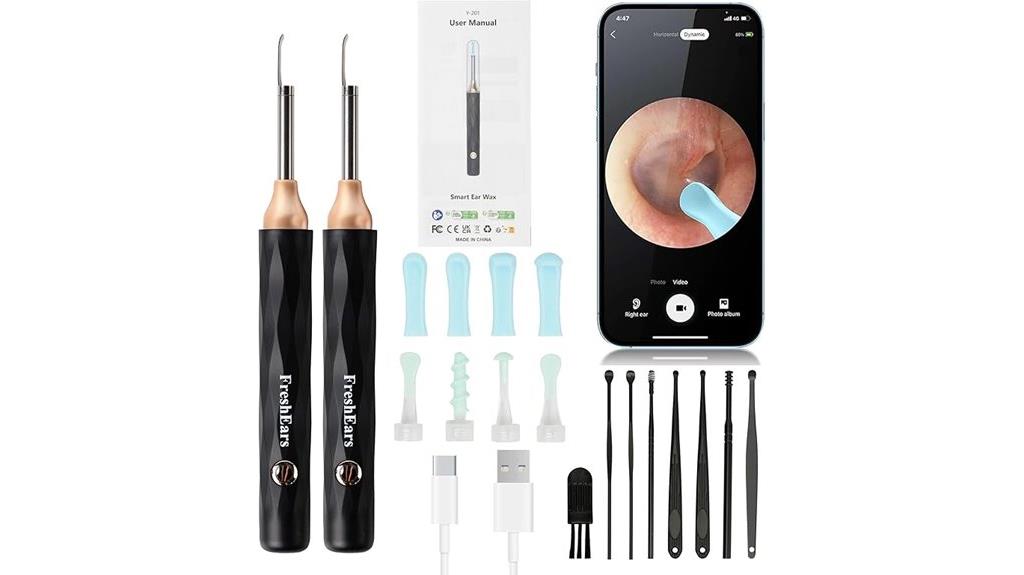 camera equipped ear cleaner