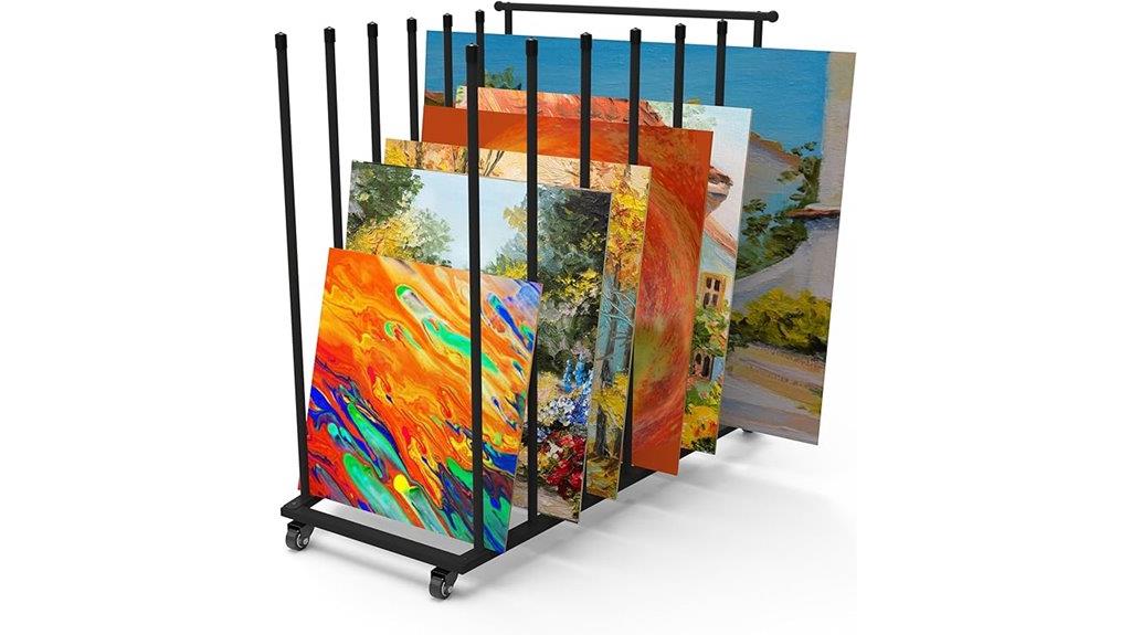 canvas and art supply organizer