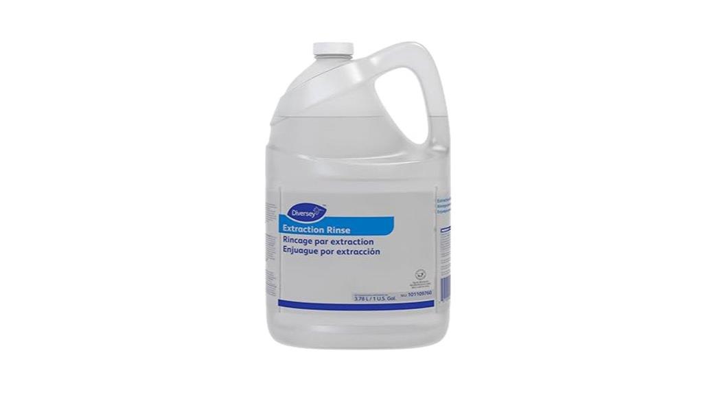 carpet machine rinse solution