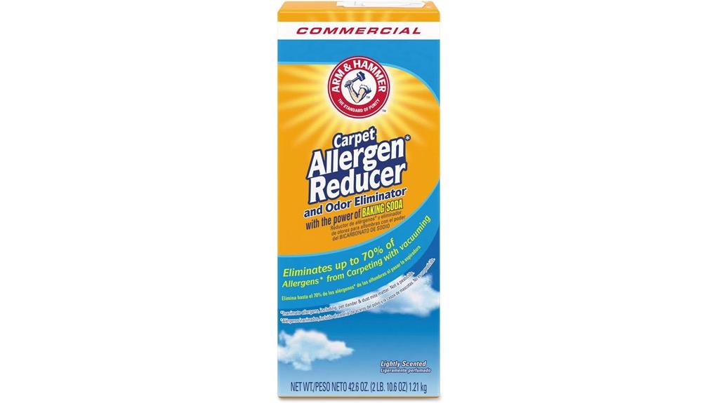 carpet odor allergen reducer