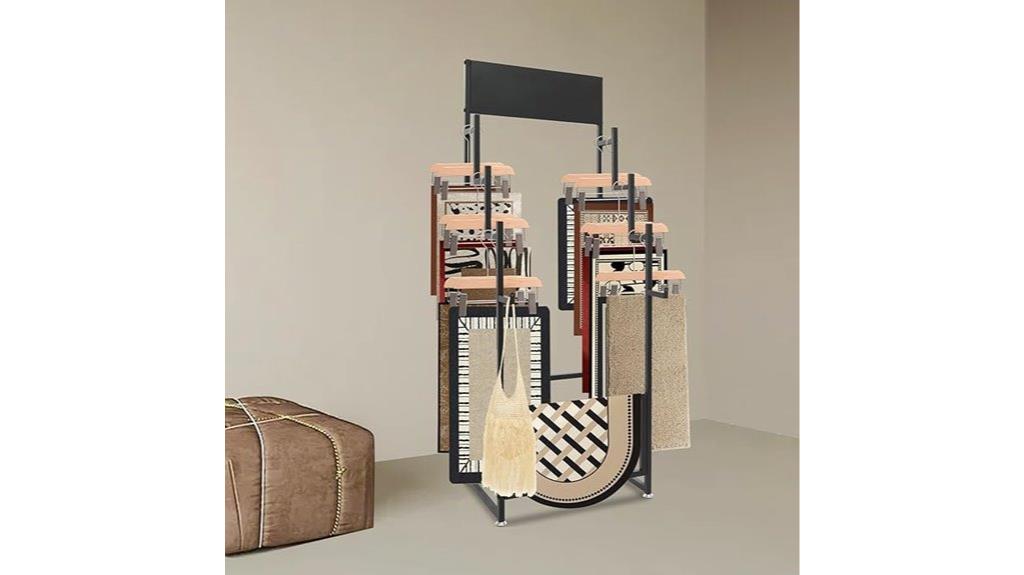 carpet sample retail racks