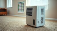 carpeted room dehumidifier sizing