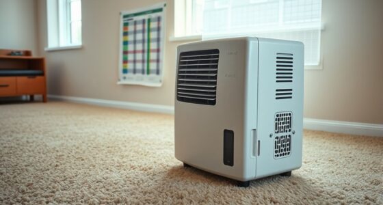 carpeted room dehumidifier sizing
