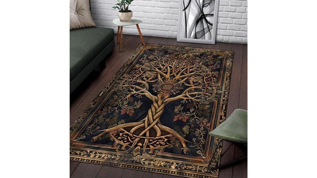 celtic tree of life rug