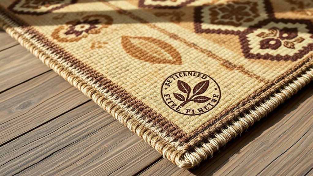 certified organic rug labels