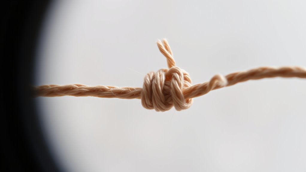 check for loose thread ends