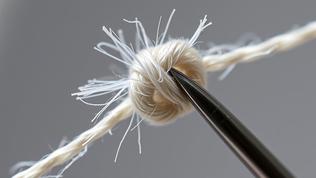 check thread for fraying