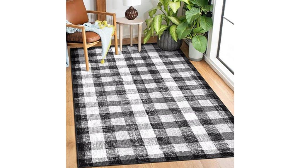 checkered 3x5 indoor rug