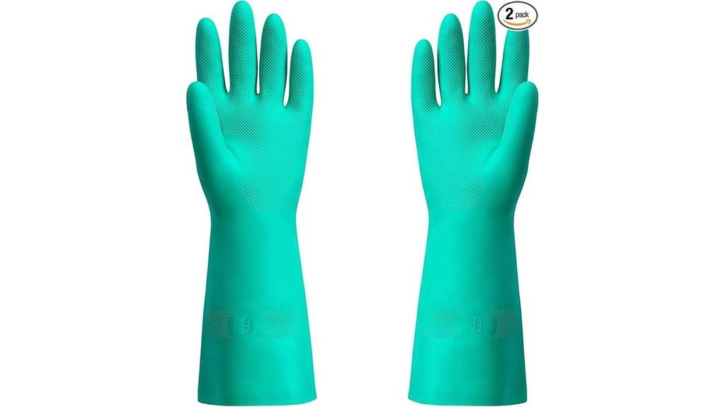chemical resistant nitrile gloves